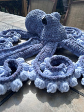 Load image into Gallery viewer, Blue Anchor The Octopus Crochet Plush