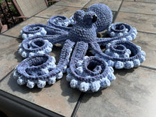 Load image into Gallery viewer, Blue Anchor The Octopus Crochet Plush