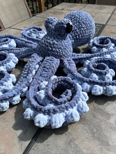 Blue Anchor The Octopus Crochet Plush