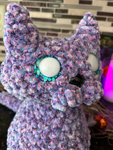 Load image into Gallery viewer, Purple Cat Crochet Plush