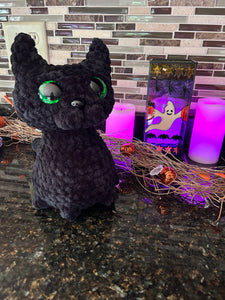Black Cat Crochet Plush