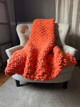 Load image into Gallery viewer, Orange Blanket | Pumpkin Orange Throw