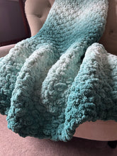 Load image into Gallery viewer, Emerald Pine Ombre Blanket - Hands On For Homemade
