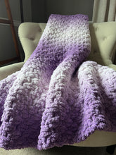 Load image into Gallery viewer, Purple Ombre Blanket - Hands On For Homemade