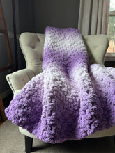 Load image into Gallery viewer, Purple Ombre Blanket - Hands On For Homemade