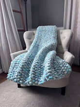 Load image into Gallery viewer, Sereni-Teal Knit Blanket - Hands On For Homemade