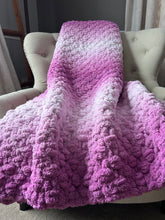 Load image into Gallery viewer, Pink Ombre Blanket - Hands On For Homemade