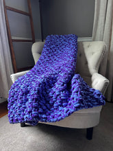 Load image into Gallery viewer, Wildberry Throw Blanket | Super Chunky Knit Blanket - Hands On For Homemade