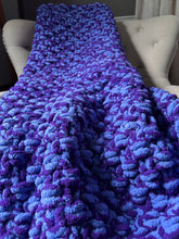 Load image into Gallery viewer, Wildberry Throw Blanket | Super Chunky Knit Blanket - Hands On For Homemade