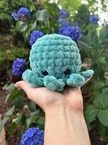 Light Teal Octo Plushie - Hands On For Homemade