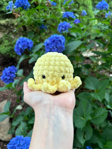 Yellow Mini Octo Plush - Hands On For Homemade