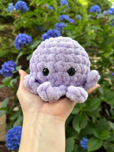 Lavender Octo Plushie - Hands On For Homemade