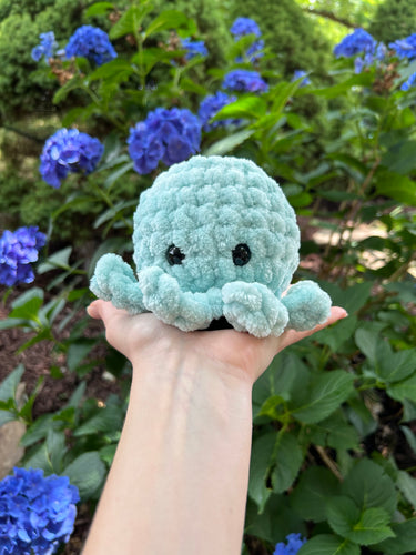 Light Blue Octo Plushie - Hands On For Homemade