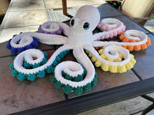 Load image into Gallery viewer, Pride Octopus - Rainbow Octopus Amigurumi