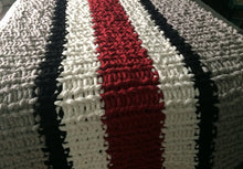 Load image into Gallery viewer, Ohio Football Blanket - Chunky Knit Chenille Throw - Hands On For Homemade