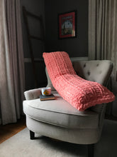 Load image into Gallery viewer, Chunky Knit Body Pillow | 20&quot;x52&quot; Coral Knit Pillow - Hands On For Homemade