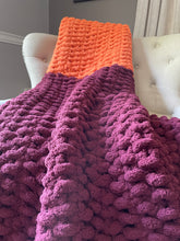 Load image into Gallery viewer, Chunky Knit Blanket | Virginia Dorm Blanket - Hands On For Homemade