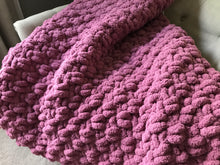 Load image into Gallery viewer, Cassis Blanket | Chunky Knit Blanket - Hands On For Homemade