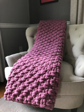 Load image into Gallery viewer, Cassis Blanket | Chunky Knit Blanket - Hands On For Homemade