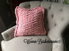 Load image into Gallery viewer, Chunky Knit Pillow | 20&quot;x20&quot; Chenille Pillow - Hands On For Homemade